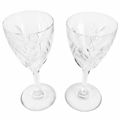 Pair/Baccarat "Auvergne Perigold" Crystal Claret Glasses