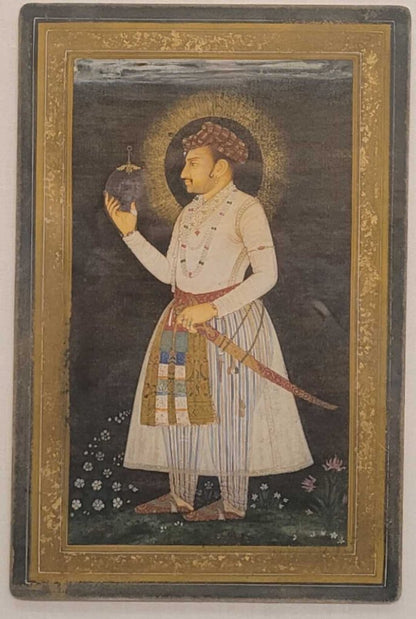 Mughal Style. Portrait of Shah Jahangir