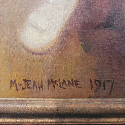 Jean Maclane. Portrait of the Brewster Family. Oil on Canvas