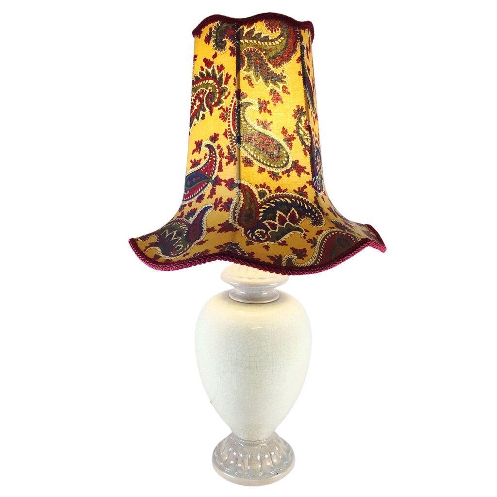 Laura Ashley Lamp with Original Paisley Shade