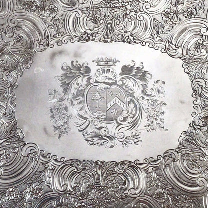 Creswick Old Sheffield Plate Footed Tray