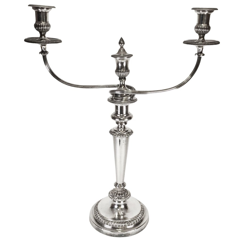 Pair/Matthew Boulton Old Sheffield Plate Candelabras, ca. 1804