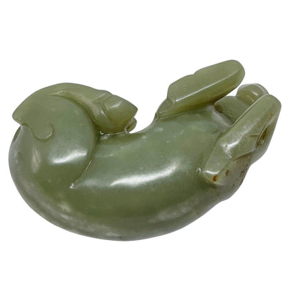 19th c. Celadon Jade Horse