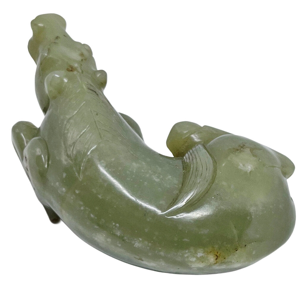 19th c. Celadon Jade Horse