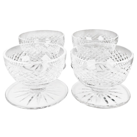 4 Waterford "Alana" Crystal Grapefruit Bowls