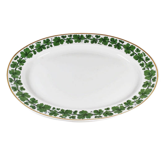 Meissen Gilt Grapevine Oval Platter