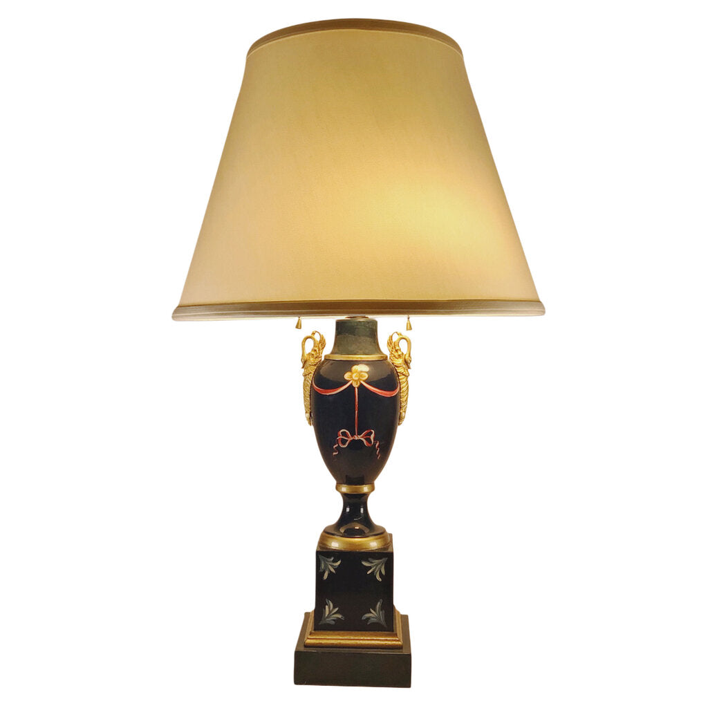 Two-Light Urn-Form Table Lamp