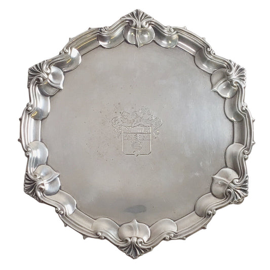 William Hutton & Sons Sterling Silver Salver, 1929