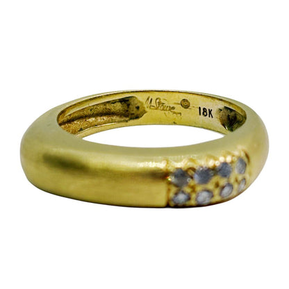 Marlene Stowe 18Kt Gold Ring w/ Diamonds