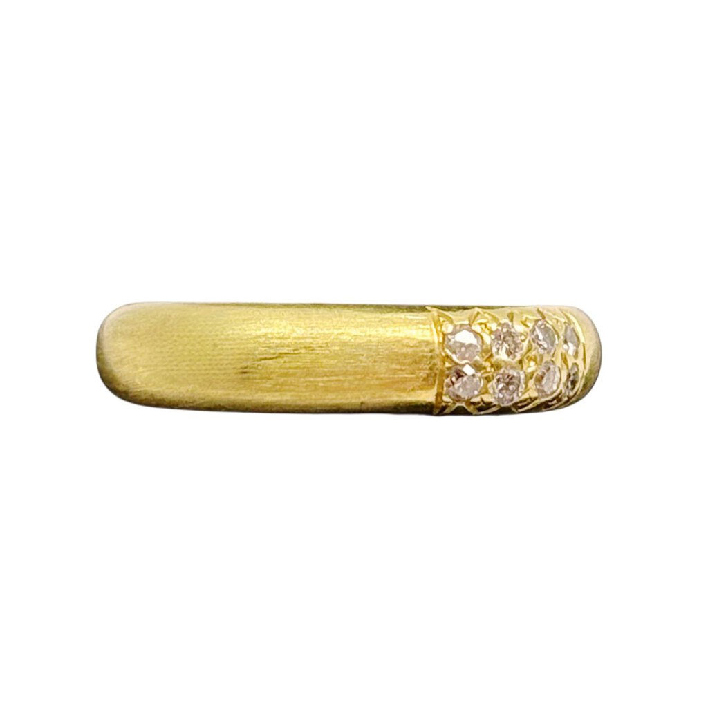 Marlene Stowe 18Kt Gold Ring w/ Diamonds