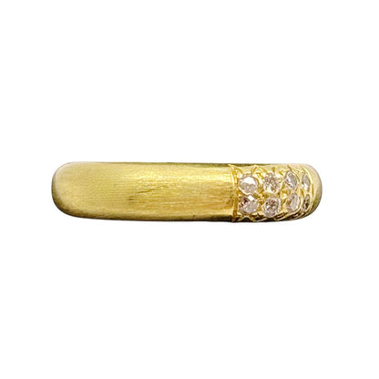 Marlene Stowe 18Kt Gold Ring w/ Diamonds