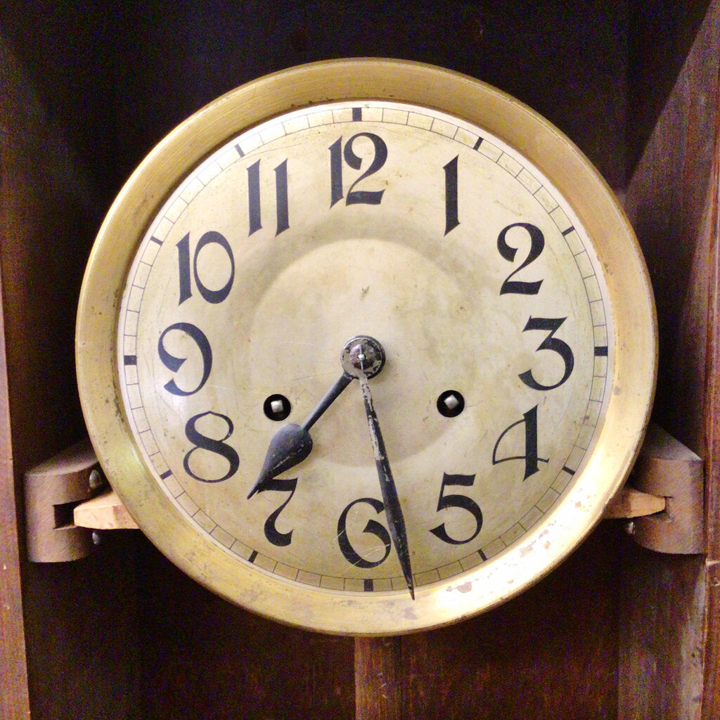 1912 Junghans Wall Clock in Wooden Case