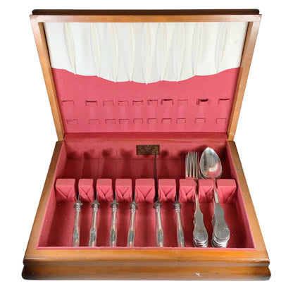 17pc. Hungarian 800 Silver Flatware Service, ca. 1872-1922