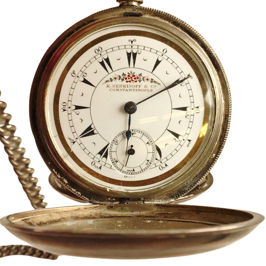 Billodes for K. Serkisoff & Co. Ottoman Market Key-Wound Pocket Watch, ca. 1880