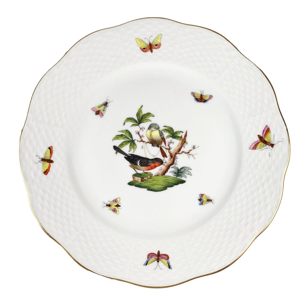 8pc. Herend "Rothschild Bird" Salad Plates