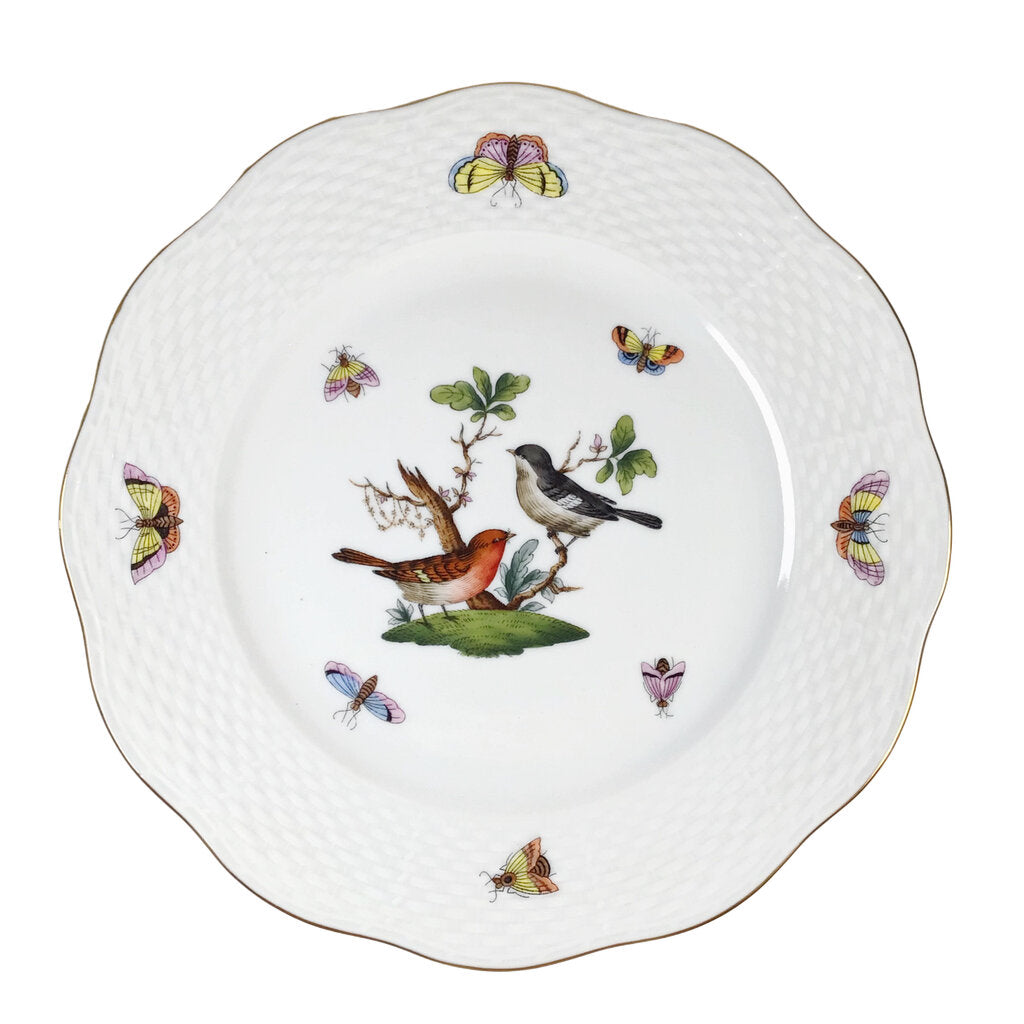 8pc. Herend "Rothschild Bird" Salad Plates