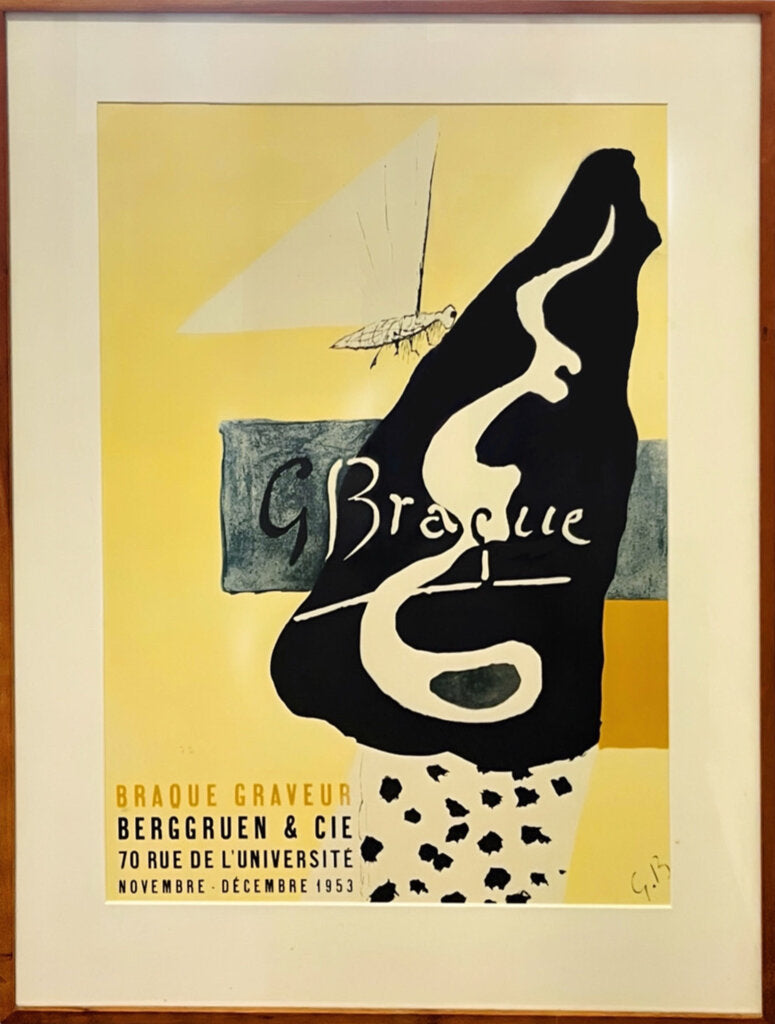 Georges Braque, "Braque Graveur". Exhibition Poster, 1953.