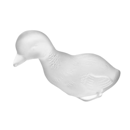 Baccarat France Mallard Duck Crystal Figurine