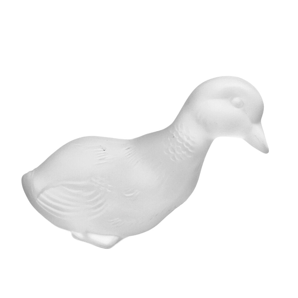 Baccarat France Mallard Duck Crystal Figurine