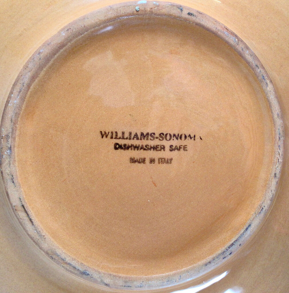 Williams-Sonoma Rooster Script Pasta Serving Bowl