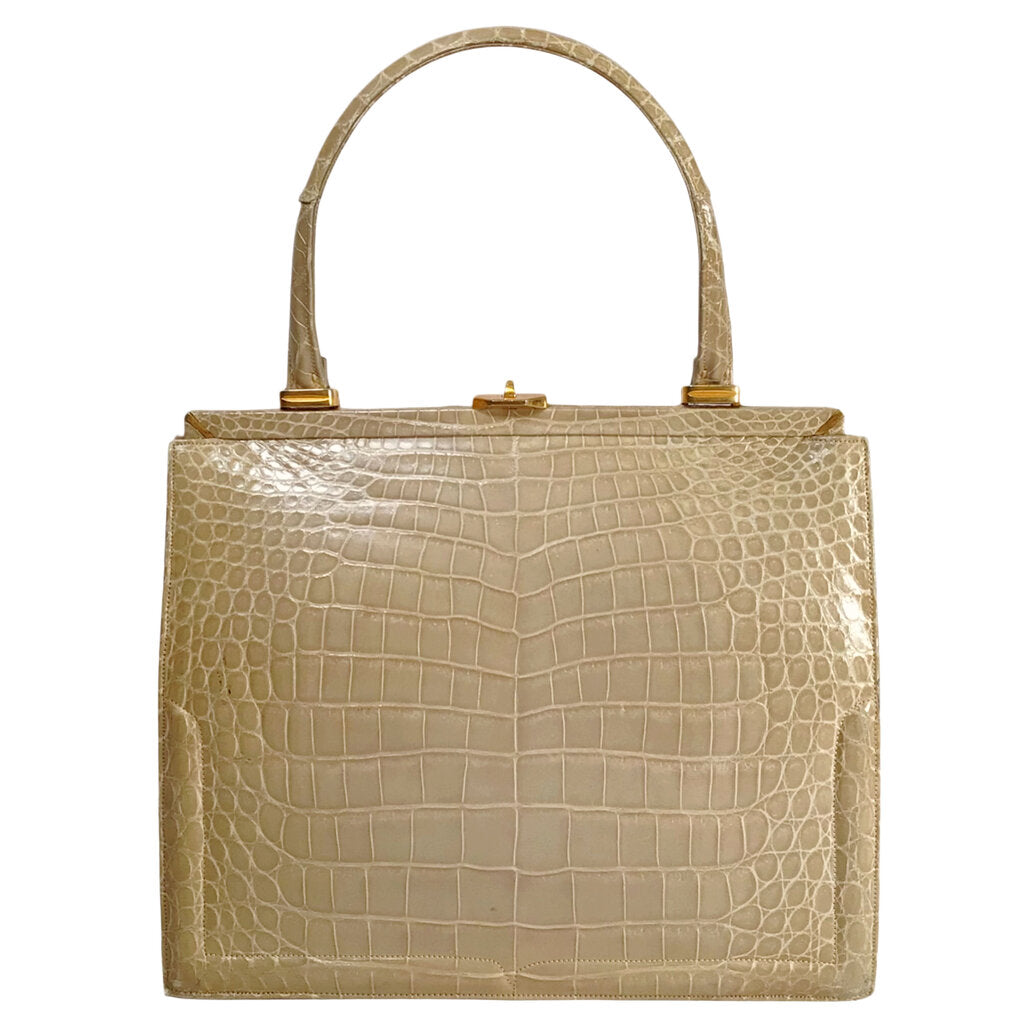 Lucille de Paris Alligator Leather Handbag