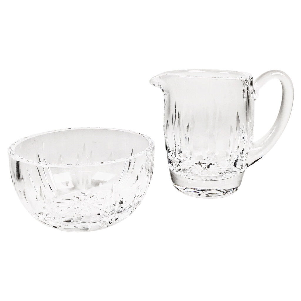 2pc. Waterford Crystal Creamer & Sugar Bowl