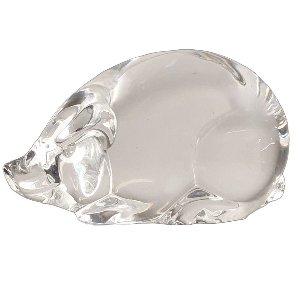 Steuben Crystal Pig