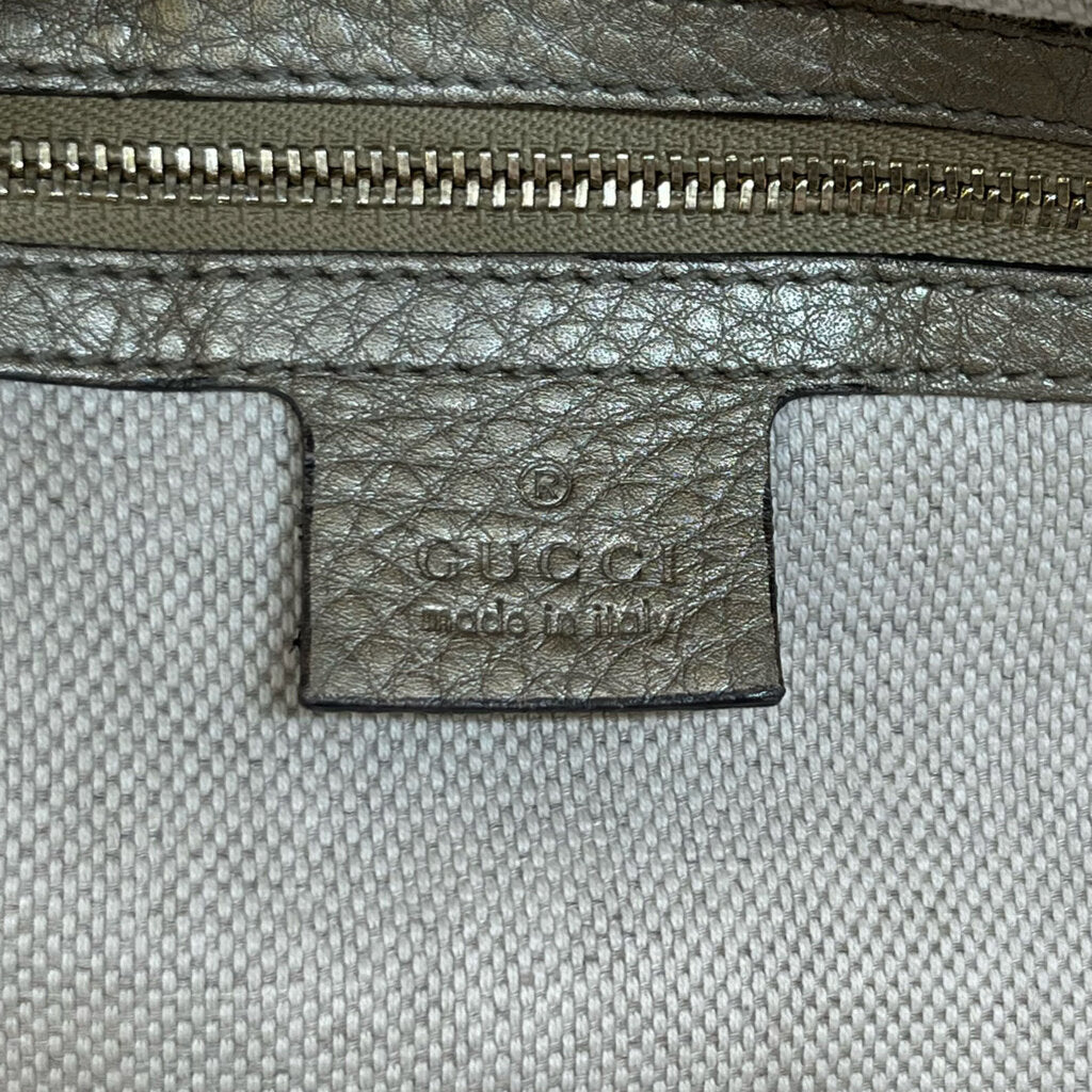 Gucci Leather Soho Medium Tote Bag