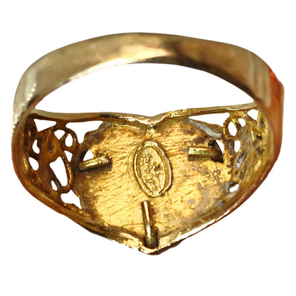 14Kt Gold Ornate Ring