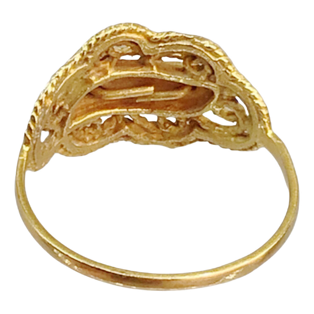 14Kt Gold Filigree Ring