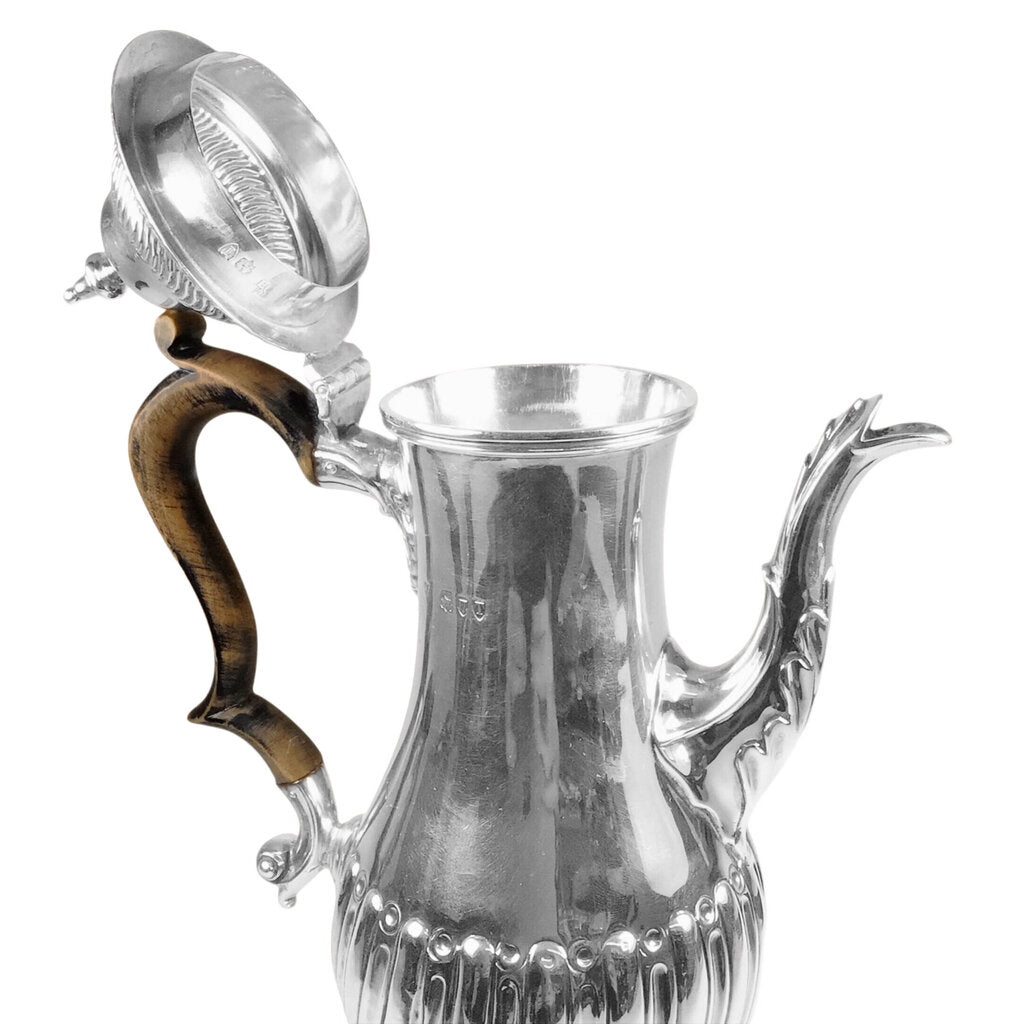 Charles Stuart Harris Sterling Silver Coffee Pot, 1894