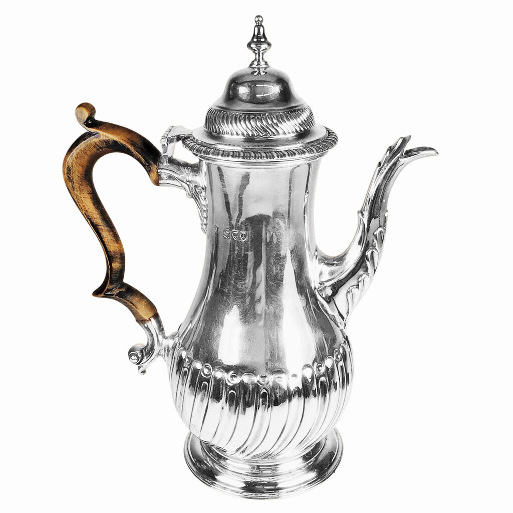 Charles Stuart Harris Sterling Silver Coffee Pot, 1894