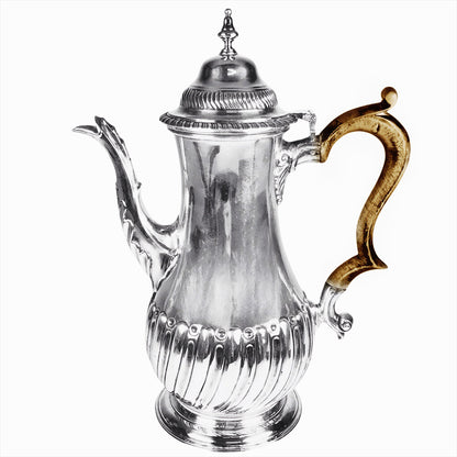 Charles Stuart Harris Sterling Silver Coffee Pot, 1894