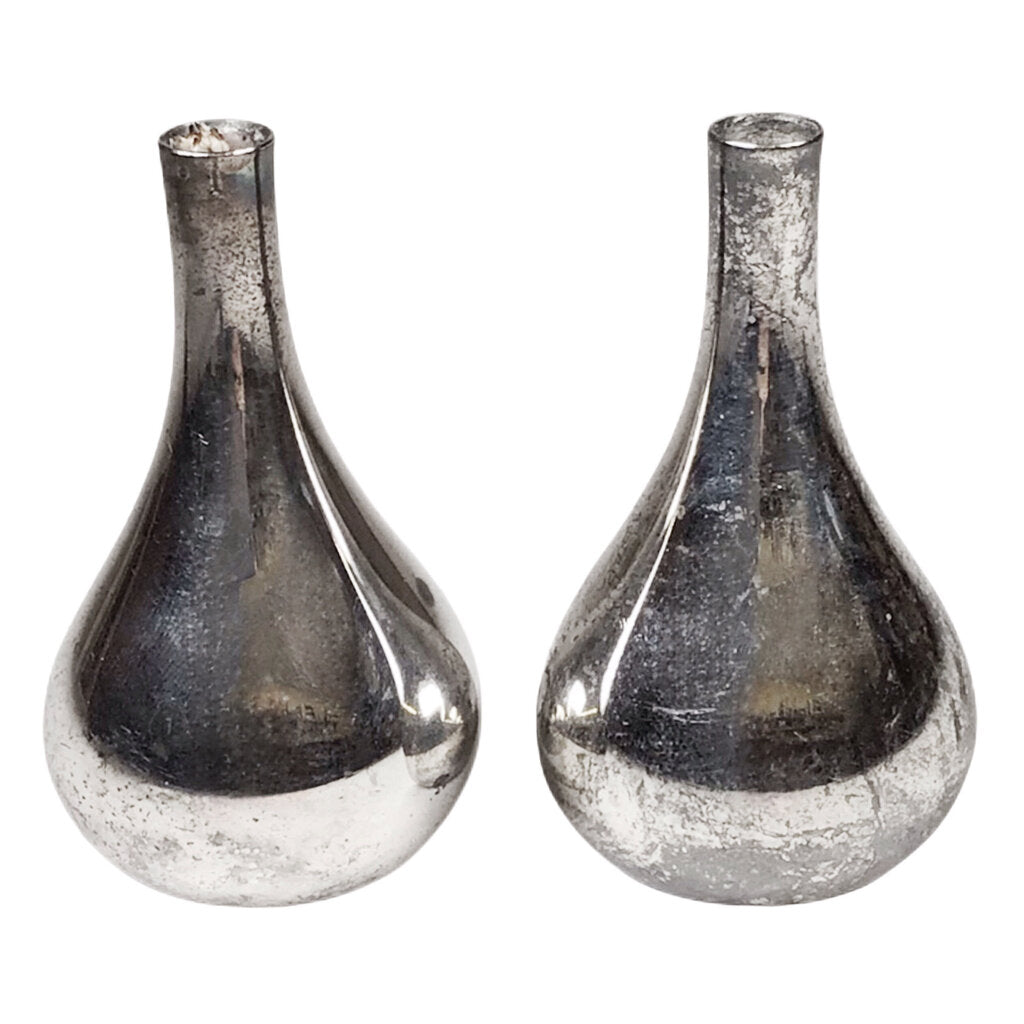 Pair/Quistgaard for Dansk Silverplated Teardrop Candle Holders