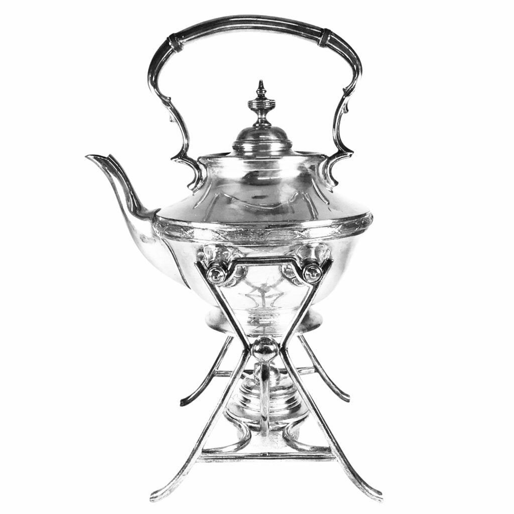 19th c. James Dixon & Sons Silverplated Spirit Kettle