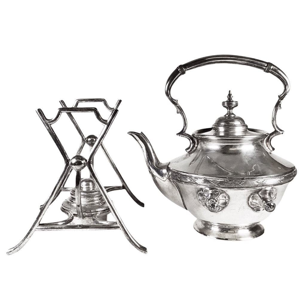 19th c. James Dixon & Sons Silverplated Spirit Kettle