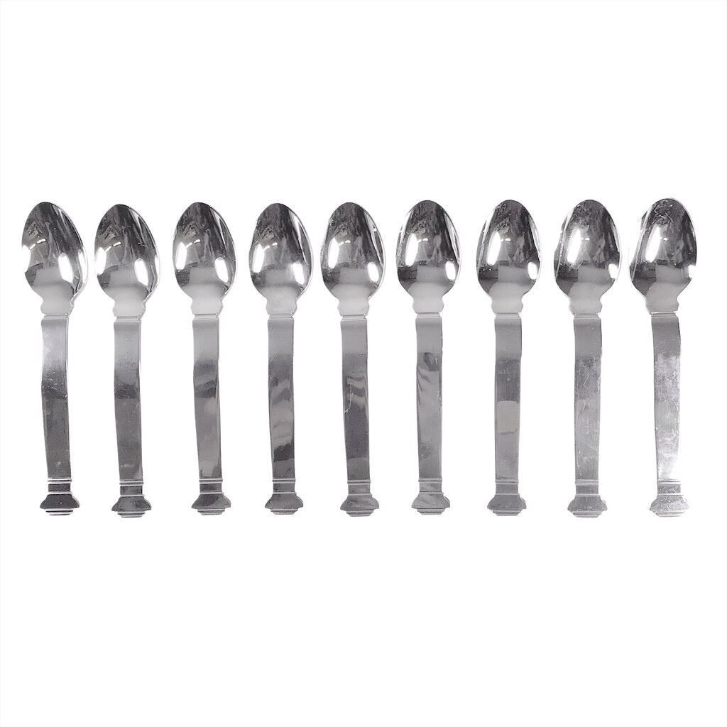 42pc. Venturi-Scott Brown and Reed & Barton for Swid Powell Stainless Steel Classical Orders Flatware Set, ca. 1992 - Opportunity Shop DC