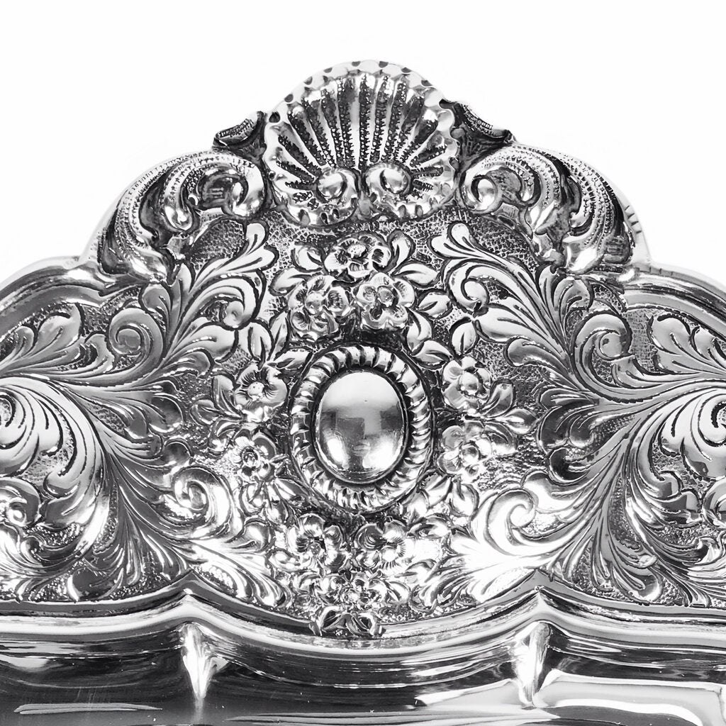 Ganci Baroque-Style Sterling Silver Picture Frame