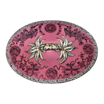 Victorian Royal Staffordshire Yaddo Lidded Serving Dish