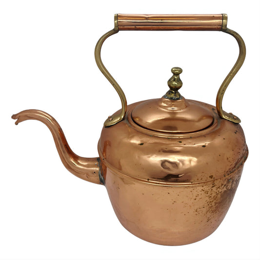 Antique Copper Tea Pot