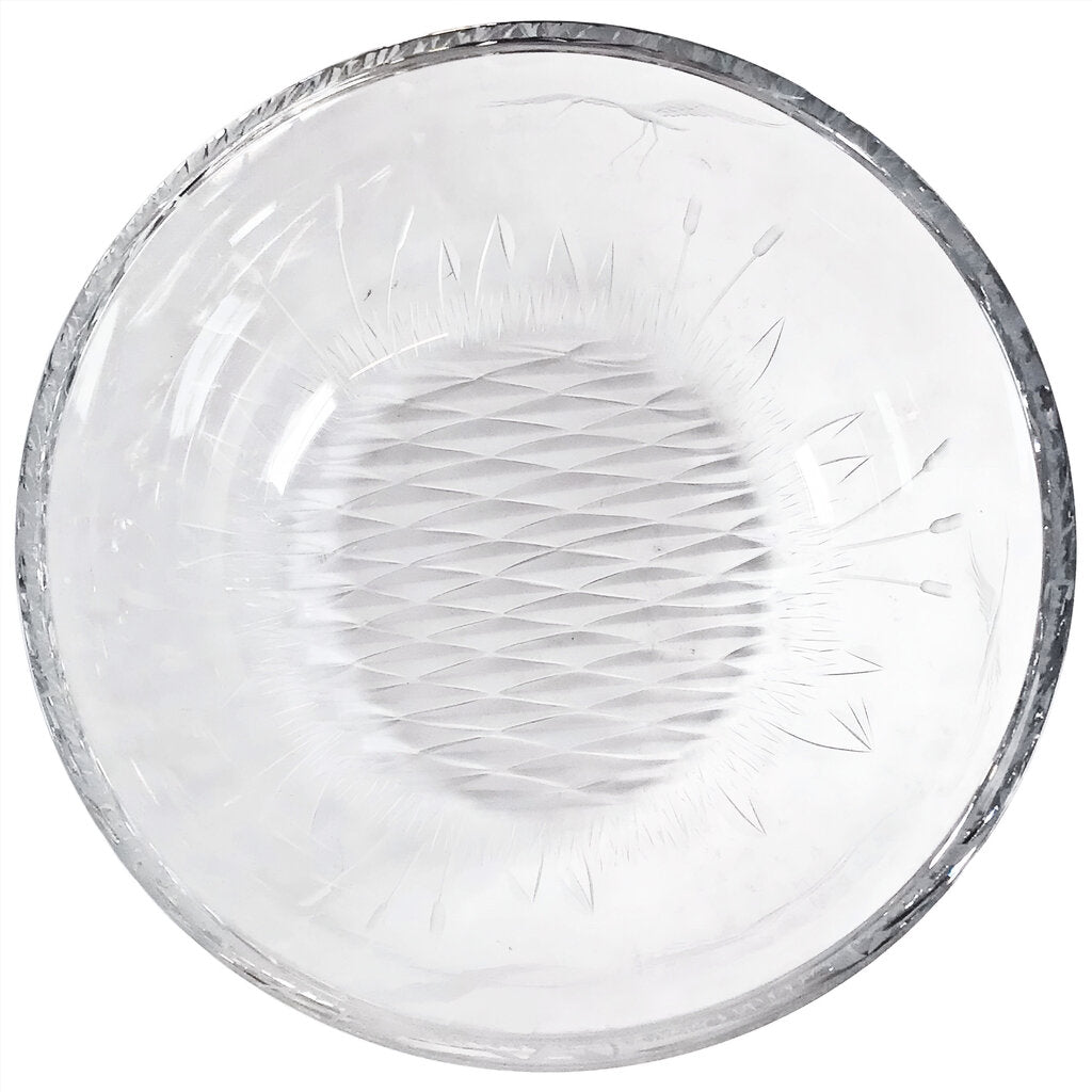 Herman Gatterer/Laila von Wendel Cut & Etched Crystal Bowl