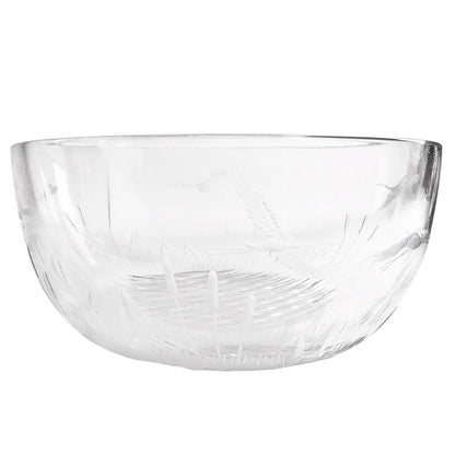 Herman Gatterer/Laila von Wendel Cut & Etched Crystal Bowl