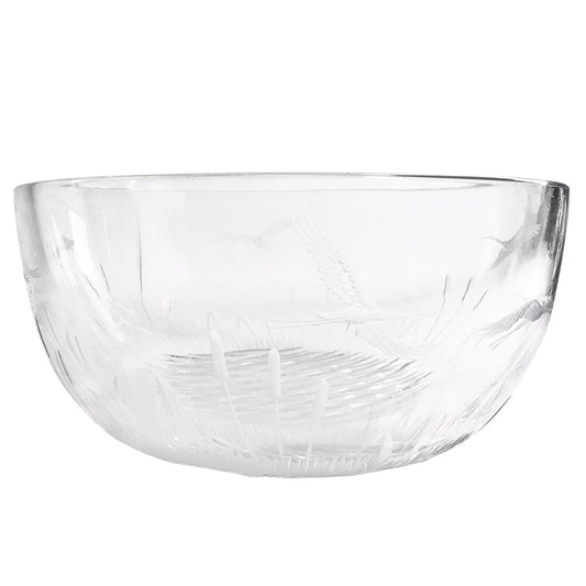 Herman Gatterer/Laila von Wendel Cut & Etched Crystal Bowl