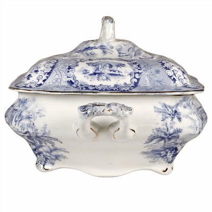 William Ridgway "Oriental" Vegetable Tureen, ca. 1830