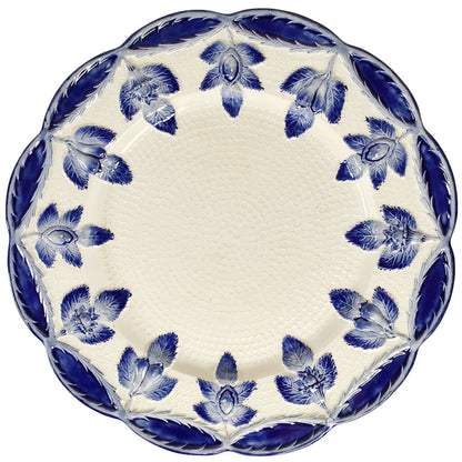 Pair/English Pearlware Cabinet Plates, ca. 1840