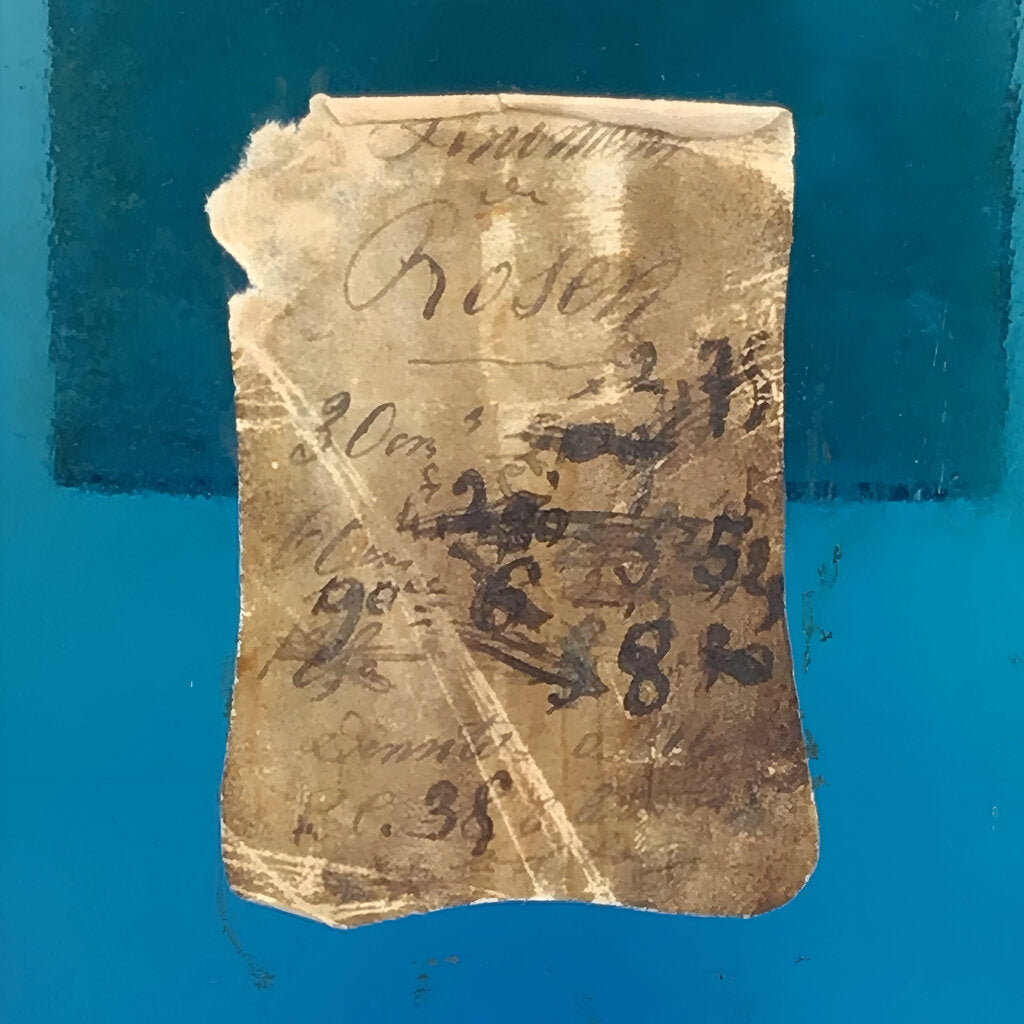 Pair of Napoleon III Blue Glass Apothecary Jars