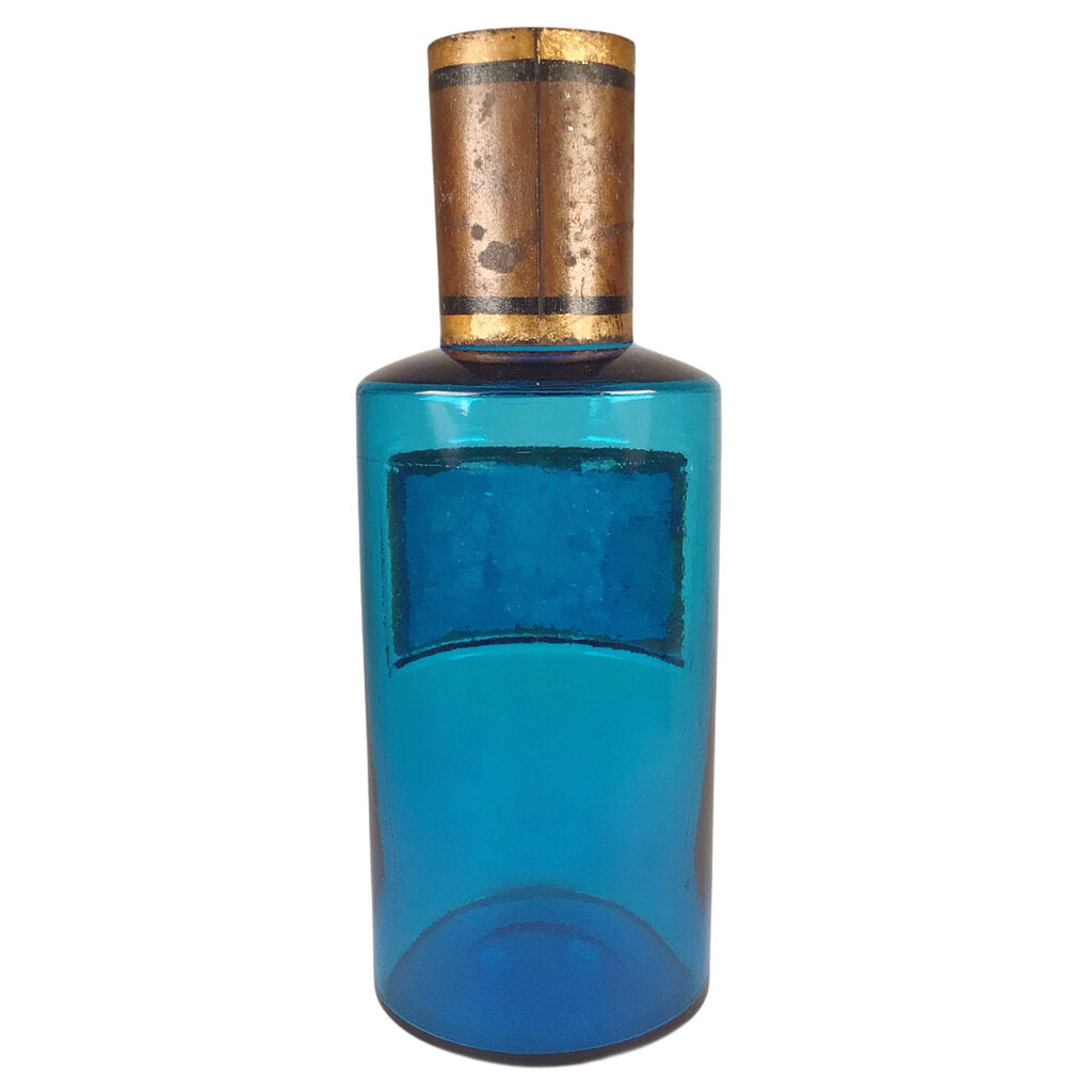 Napoleon III Blue Glass Apothecary Jar