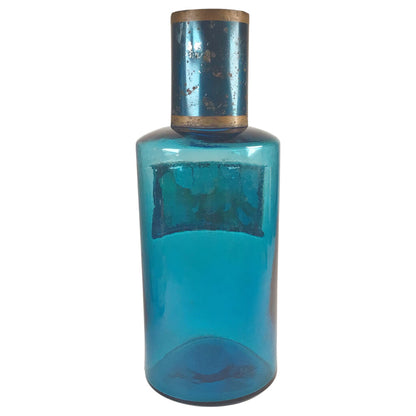 Napoleon III Blue Glass Apothecary Jar