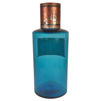 Napoleon III Blue Glass Apothecary Jar