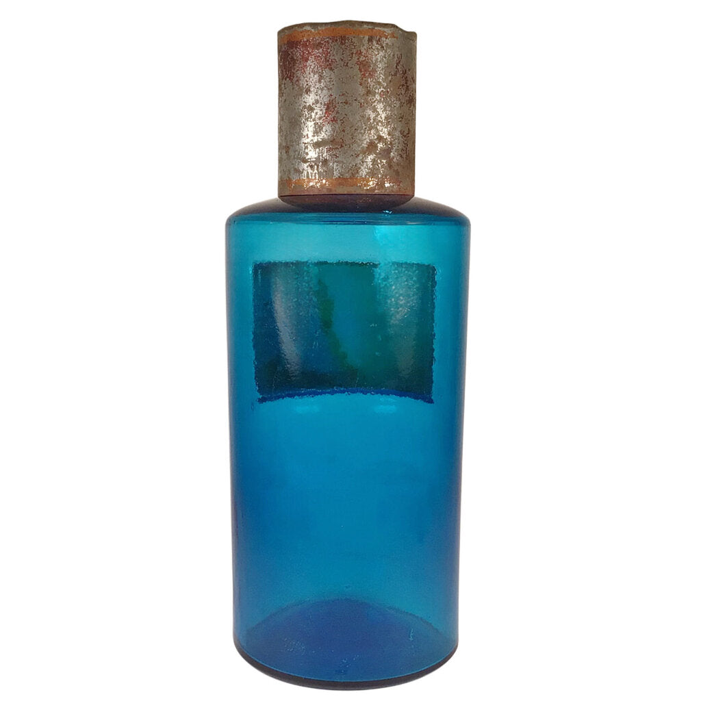 Napoleon III Blue Glass Apothecary Jar